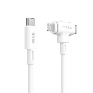 Targus HyperJuice cable USB USB 2.0 1,5 m USB C USB C/Lightning Blanco Targus HyperJuice cable USB USB 2.0 1,5 m USB C USB C/Lightning Blanco