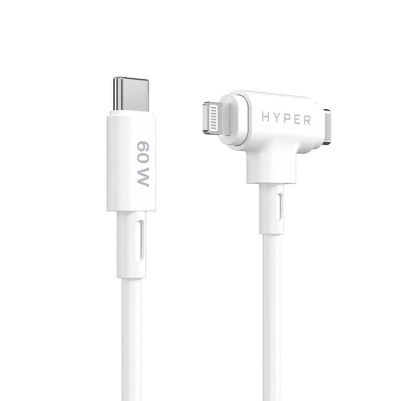 Targus HyperJuice cable USB USB 2.0 1,5 m USB C USB C/Lightning Blanco Targus HyperJuice cable USB USB 2.0 1,5 m USB C USB C/Lightning Blanco - Imagen 4