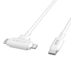 Targus HyperJuice cable USB USB 2.0 1,5 m USB C USB C/Lightning Blanco Targus HyperJuice cable USB USB 2.0 1,5 m USB C USB C/Lightning Blanco