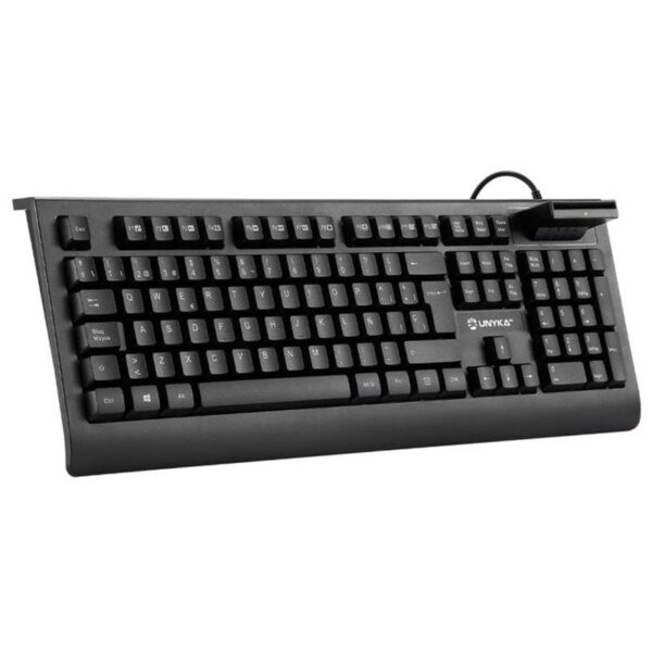 Teclado Unykach Kb918 Usb Lector Dni