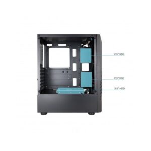 TooQ Caja Semitorre Gaming TQGCC102-B “BIOHAZARD” Negra