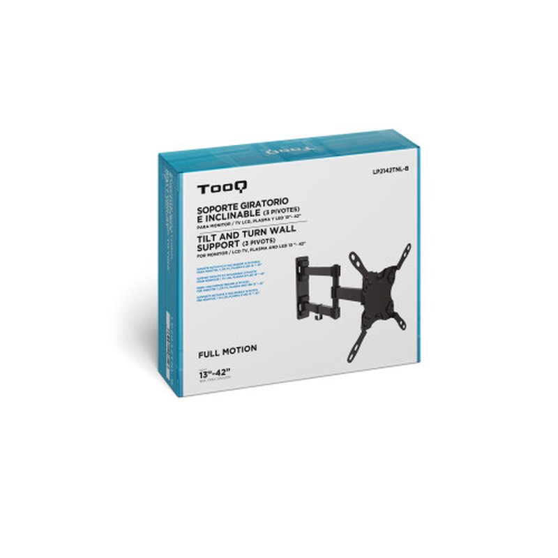 TooQ LP2142TNL-B soporte para TV 106,7 cm (42") Negro - Imagen 11