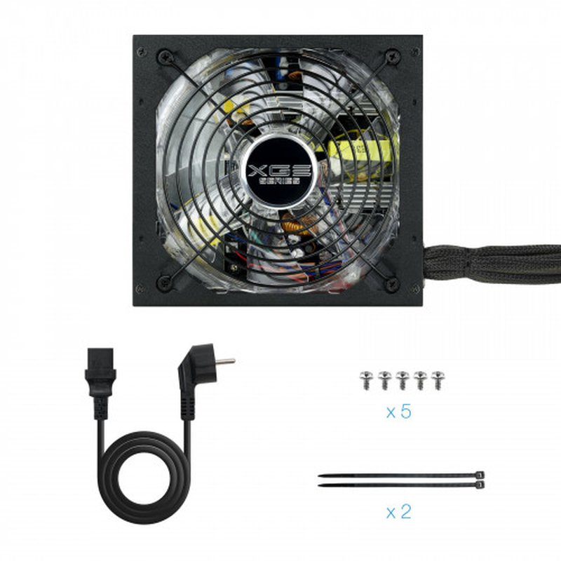 TooQ TQXGEII-700SAP unidad de fuente de alimentación 700 W 20+4 pin ATX ATX Negro - Imagen 13