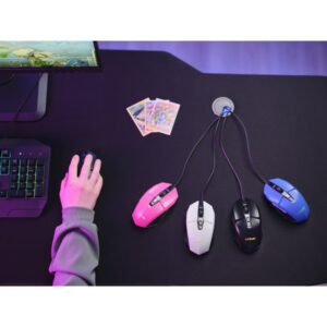 Trust GXT 109W Felox ratón Juego mano derecha USB tipo A Óptico 6400 DPI