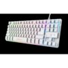 Trust GXT 833W Thado teclado Juego USB QWERTY Español Blanco