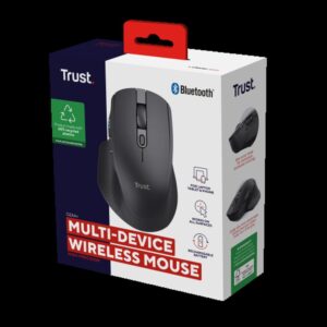 Trust Ozaa+ ratón mano derecha RF Wireless + Bluetooth Óptico 3200 DPI