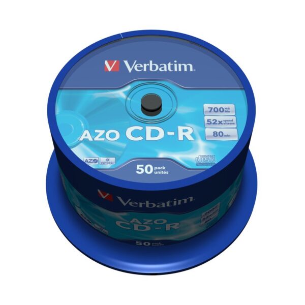 Verbatim CD-R AZO Crystal 700 MB 50 pieza(s)