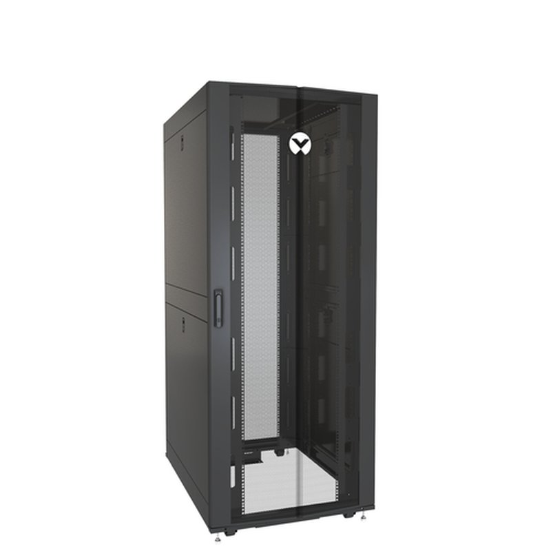Vertiv VR3150 armario rack 42U Rack o bastidor independiente Negro, Transparente