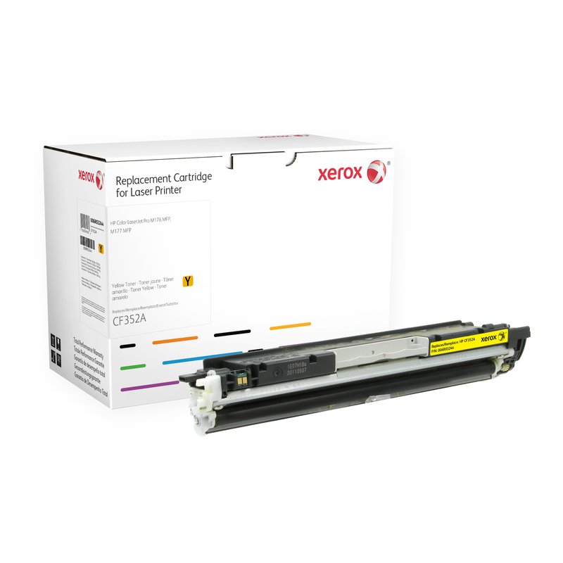 Xerox Cartucho de tóner amarillo. Equivalente a HP CF352A. Compatible con HP Colour LaserJet Pro M176 MFP, Colour LaserJet Pro M177 MFP
