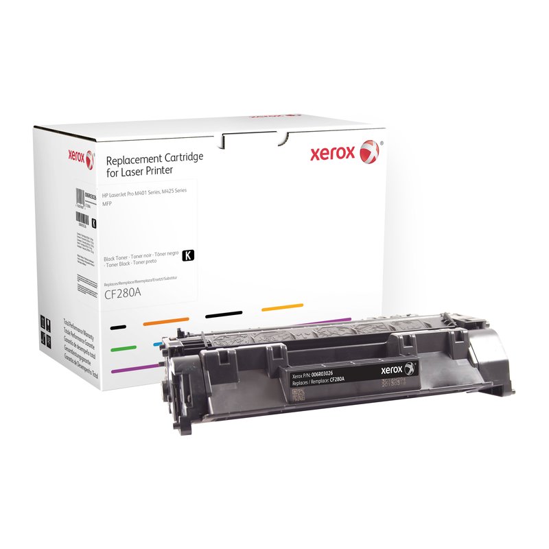 Xerox Cartucho de tóner negro. Equivalente a HP CF280A. Compatible con HP LaserJet Pro 400 MFP M401/M425