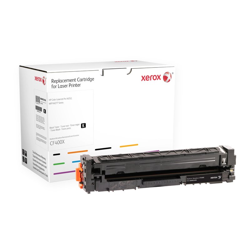 Xerox Cartucho de tóner negro. Equivalente a HP CF400X. Compatible con HP Colour LaserJet Pro M252, Colour LaserJet Pro M274, Colour LaserJet Pro M277