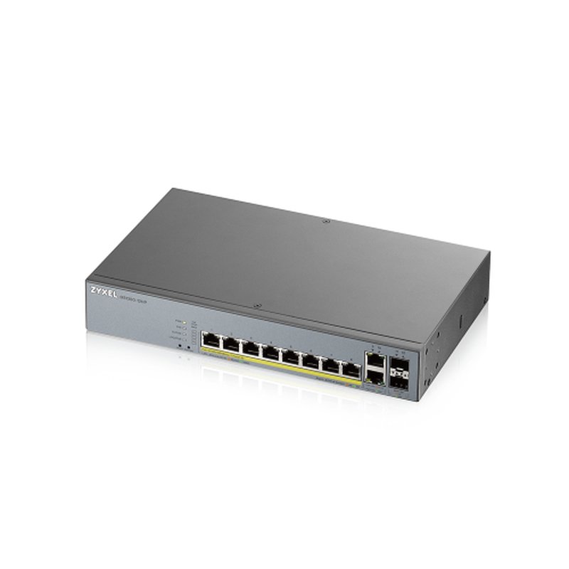 Zyxel GS1350-12HP-EU0101F switch Gestionado L2 Gigabit Ethernet (10/100/1000) Energía sobre Ethernet (PoE) Gris - Imagen 3