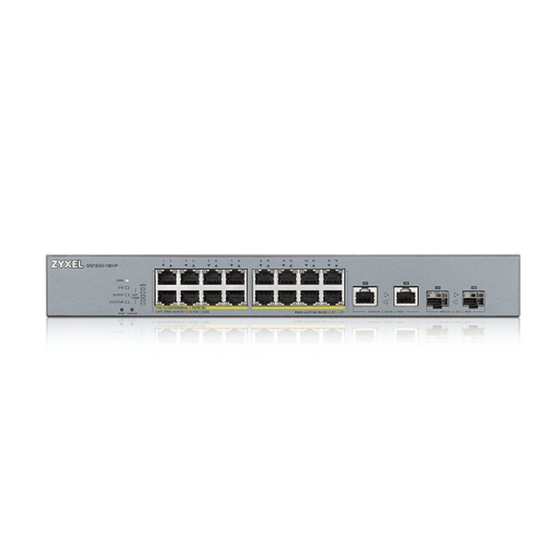 Zyxel GS1350-18HP-EU0101F switch Gestionado L2 Gigabit Ethernet (10/100/1000) Energía sobre Ethernet (PoE) Gris - Imagen 2