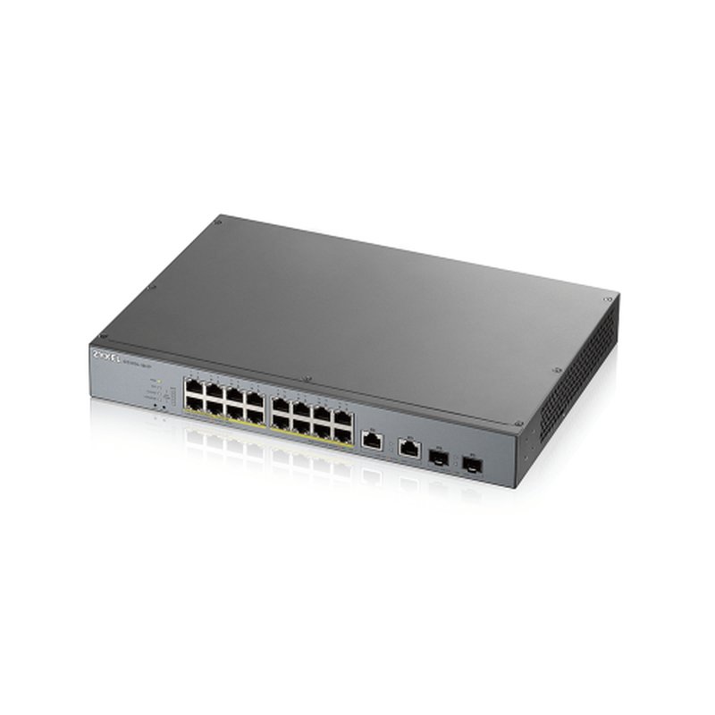 Zyxel GS1350-18HP-EU0101F switch Gestionado L2 Gigabit Ethernet (10/100/1000) Energía sobre Ethernet (PoE) Gris - Imagen 3