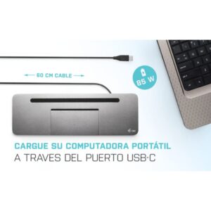 i-tec Metal SB-C Ergonomic 4K 3x Display Docking Station with Power Delivery 85 W + Universal Charger 100 W