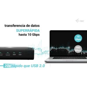 i-tec Universal 6x 4K/60Hz Display Docking Station + Power Delivery 140W i-tec Universal 6x 4K/60Hz Display Docking Station + Power Delivery 140W