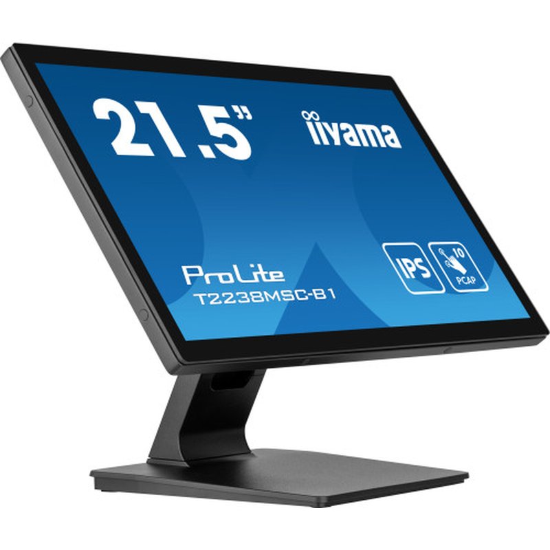 iiyama ProLite T2238MSC-B1 pantalla para PC 54,6 cm (21.5") 1920 x 1080 Pixeles Full HD LED Pantalla táctil Negro - Imagen 2