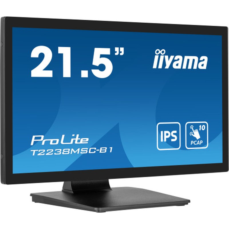 iiyama ProLite T2238MSC-B1 pantalla para PC 54,6 cm (21.5") 1920 x 1080 Pixeles Full HD LED Pantalla táctil Negro - Imagen 4