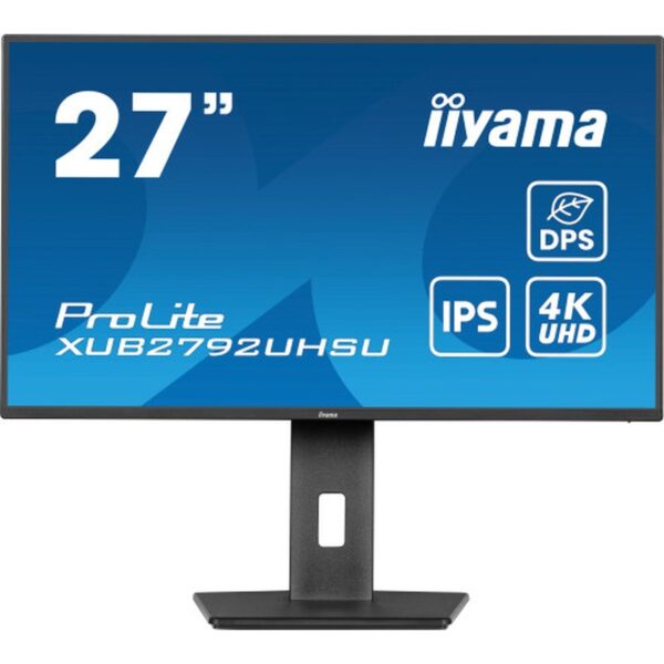 iiyama ProLite XUB2792UHSU-B6 pantalla para PC 68,6 cm (27") 3840 x 2160 Pixeles Dual UHD LED Negro