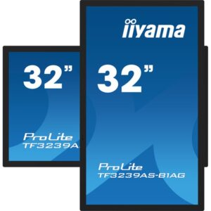 iiyama TF3239AS-B1AG pantalla de señalización Pantalla plana para señalización digital 80 cm (31.5") LED 500 cd / m² 2.4K Ultra HD Negro Pantalla táctil Procesador incorporado Android 24/7 iiyama TF3239AS-B1AG pantalla de señalización Pantalla plana para señalización digital 80 cm (31.5") LED 500 cd / m² 2.4K Ultra HD Negro Pantalla táctil Procesador incorporado Android 24/7
