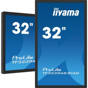 iiyama TF3239AS-B1AG pantalla de señalización Pantalla plana para señalización digital 80 cm (31.5") LED 500 cd / m² 2.4K Ultra HD Negro Pantalla táctil Procesador incorporado Android 24/7 iiyama TF3239AS-B1AG pantalla de señalización Pantalla plana para señalización digital 80 cm (31.5") LED 500 cd / m² 2.4K Ultra HD Negro Pantalla táctil Procesador incorporado Android 24/7