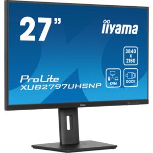 iiyama ProLite XUB2797UHSNP-B1 pantalla para PC 68,6 cm (27") 3840 x 2160 Pixeles 4K Ultra HD LED Negro iiyama ProLite XUB2797UHSNP-B1 pantalla para PC 68,6 cm (27") 3840 x 2160 Pixeles 4K Ultra HD LED Negro