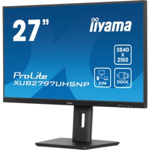 iiyama ProLite XUB2797UHSNP-B1 pantalla para PC 68,6 cm (27") 3840 x 2160 Pixeles 4K Ultra HD LED Negro iiyama ProLite XUB2797UHSNP-B1 pantalla para PC 68,6 cm (27") 3840 x 2160 Pixeles 4K Ultra HD LED Negro