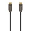 AISENS Cable DISPLAYPORT AOC V1.4 8K@60Hz 4K@120Hz 4:4:4 32.4Gbps, DP/M-DP/M, Negro, 30M