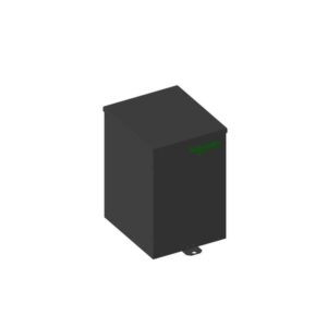 Alternative view of APC ACAC10040 equipo de refrigeración para rack Negro