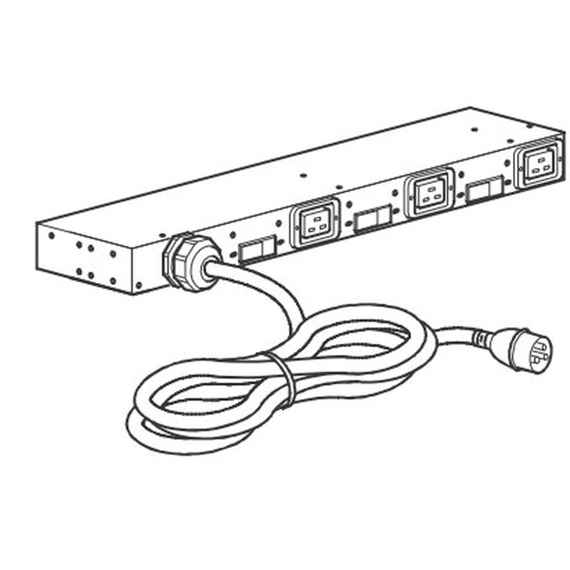 APC AP6038A unidad de distribución de energía (PDU) 3 salidas AC 0U/1U Negro - Imagen 4