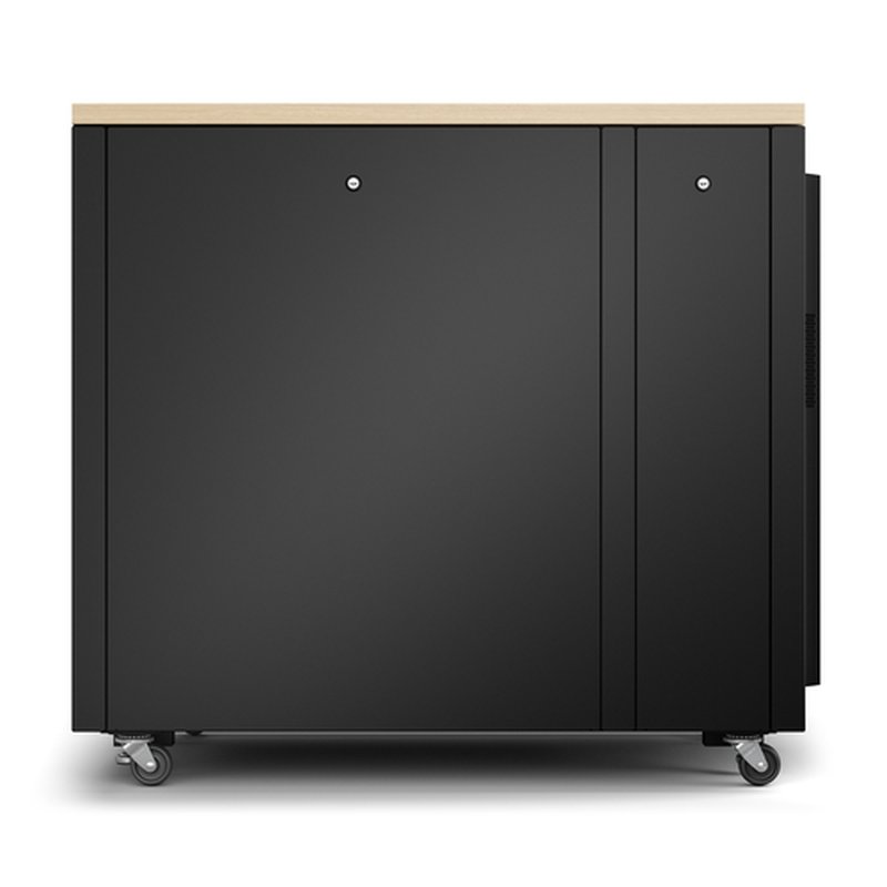APC AR4017IA armario rack 17U Rack o bastidor independiente Color madera de arce, Negro - Imagen 3