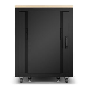 APC AR4017IA armario rack 17U Rack o bastidor independiente Color madera de arce, Negro