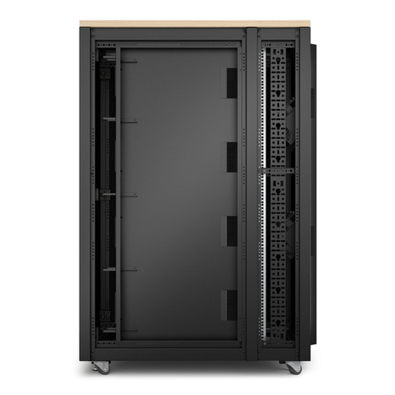 APC AR4032IA armario rack 32U Rack o bastidor independiente Color madera de arce, Negro - Imagen 6