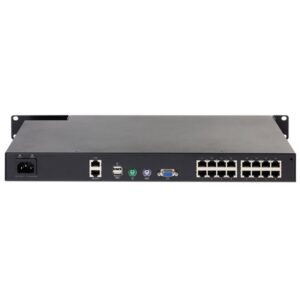 Alternative view of APC KVM1116R interruptor KVM Montaje en rack Negro