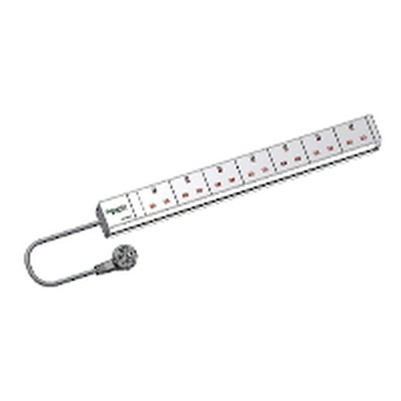 APC NSYAPU19UK7 unidad de distribución de energía (PDU) 7 salidas AC 1U Aluminio