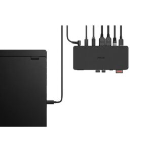 ASUS Triple 4K Thunderbolt 4 Dock DC500 Alámbrico Negro