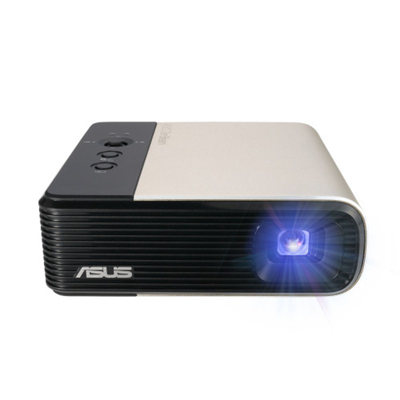 ASUS ZenBeam E2 videoproyector Proyector de alcance estándar 300 lúmenes ANSI DLP WVGA (854x480) Negro, Oro - Imagen 6