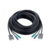 ATEN 2L-1005P cable para video, teclado y ratón (kvm) Negro 5 m