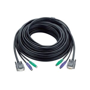 ATEN 2L-1005P cable para video, teclado y ratón (kvm) Negro 5 m