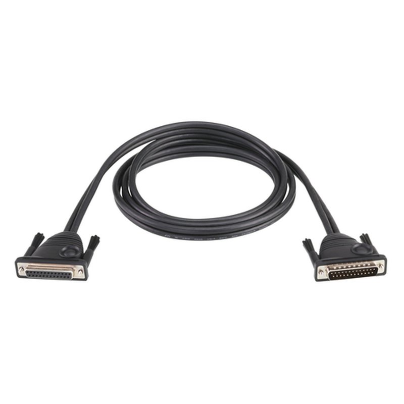 ATEN 2L2701 cable de serie Negro 1,8 m DB-25