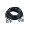 ATEN 67ft PS/2 cable para video, teclado y ratón (kvm) Negro 20 m