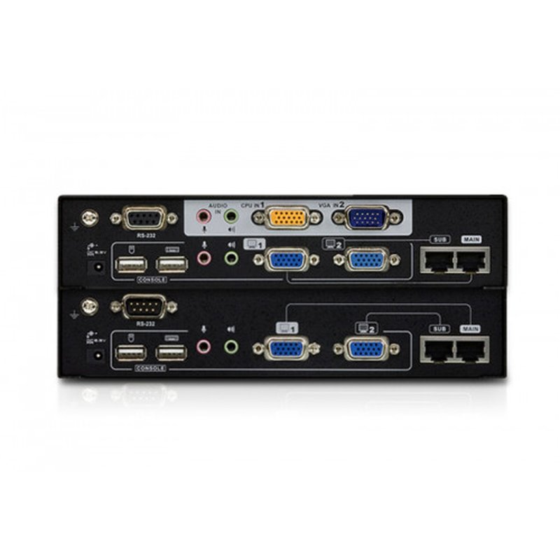 ATEN CE775 extensor audio/video Transmisor y receptor de señales AV Negro - Imagen 2