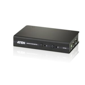 ATEN CS72D interruptor KVM Negro