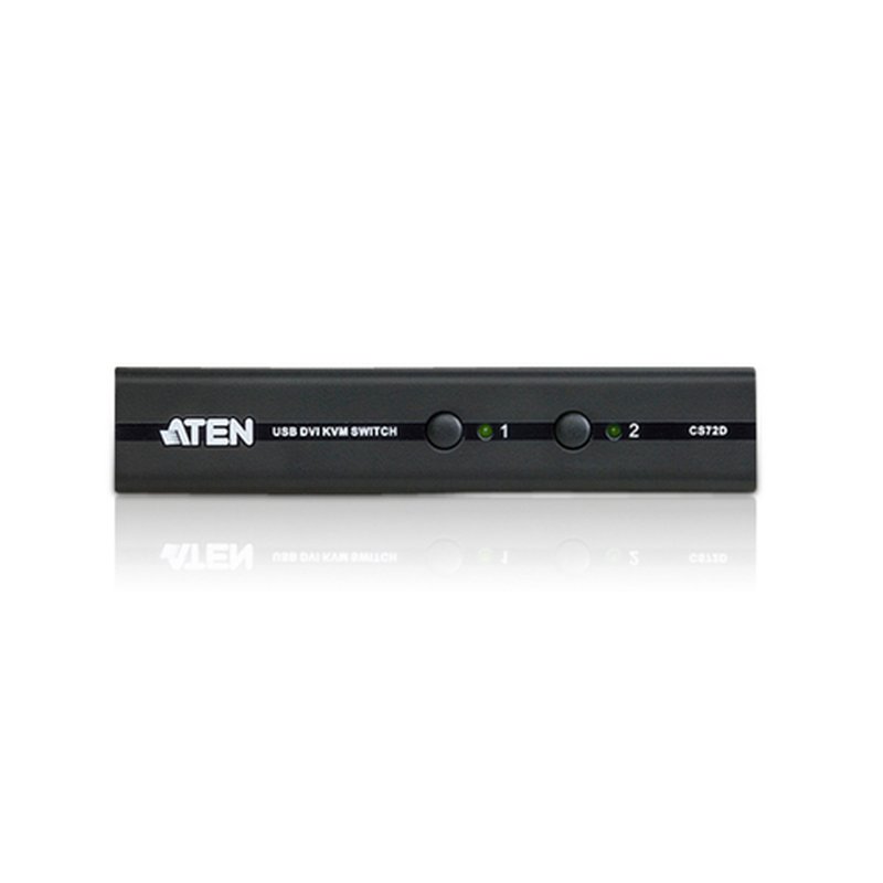 ATEN CS72D interruptor KVM Negro ATEN CS72D interruptor KVM Negro - Imagen 2