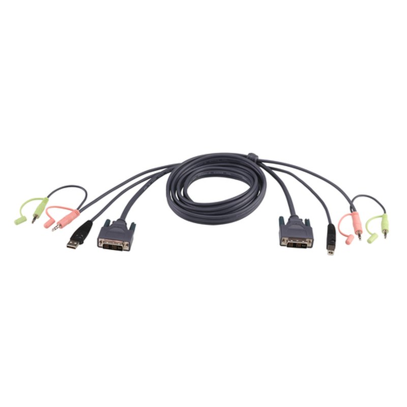 ATEN Cable KVM DVI-I single link USB de 3 m ATEN Cable KVM DVI-I single link USB de 3 m