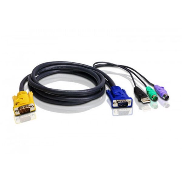 ATEN Cable KVM PS/2-USB de 1,8 m