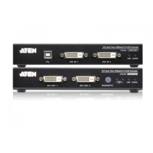 ATEN Extensor KVM HDBaseT™ 2.0 DVI dual display USB (1920 x 1200 a 100m) ATEN Extensor KVM HDBaseT™ 2.0 DVI dual display USB (1920 x 1200 a 100m)
