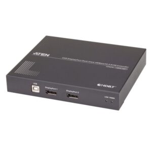 Alternative view of ATEN Extensor de KVM USB DisplayPort de vista doble HDBaseT™ 2.0 (4K a 100 m para vista individual)