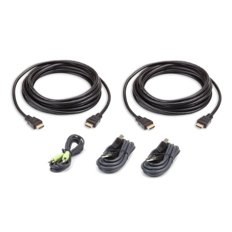 ATEN Kit de cable para KVM seguro HDMI dual display USB de 3 m