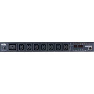 ATEN PE6208G-ATA-G unidad de distribución de energía (PDU) 8 salidas AC 1U Negro